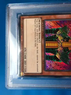 YUGIOH PSA 9 Secret Rare Jinzo SBCB-EN147 1st Edition - Image 4