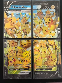 Pokemon Card Pikachu V-Union Set 4 25th Anniversary 025 026 027 028 ex sr ar sar - Image 1