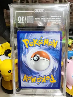 Pokemon TCG 151 Scarlet &Violet Blastoise EX Full Art 184/165 Ultra Rare TAG 10 - Image 2