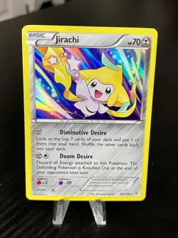 Pokemon TCG Jirachi 42/108 Roaring Skies Holo Rare - Image 1