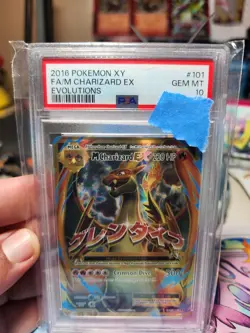 2016 Pokemon XY M Charizard EX (Full Art) 101/108 Evolutions PSA 10 Gem Mint - Image 2