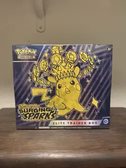 Pokemon TCG Surging Sparks ETB, Factory Sealed - Image 1