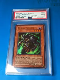 YUGIOH PSA 9 Ultra Rare Exodia Necross DCR-020 1st Edition - Image 1