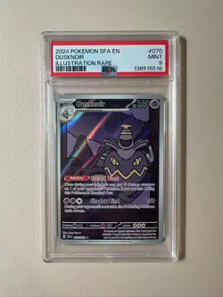 2024 Pokemon EN SFA 070/064 Dusknoir Illustration Rare IR PSA 9!!! - Image 1