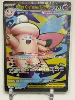 Mega CLEFABLE ex~’ULTRA RARE’~PERFECT ORDER POR-103/88 English~ Pokemon - Image 1