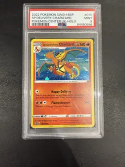 2022 Special Delivery Charizard SWSH075 English Pokemon Center Promo PSA 9 - Image 1