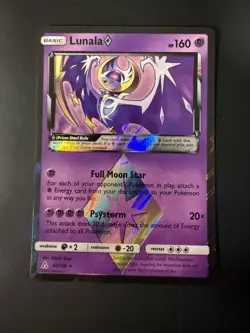 Pokemon 2018 Sun & Moon Ultra Prism Lunala Prism Star Holo 62/156 - Near Mint - Image 1