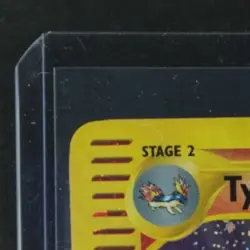 2002 POKEMON EXPEDITION SET #28/165 TYPHLOSION HOLO RARE - Image 3