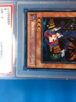 YUGIOH PSA 8 Secret Rare Tour Guide From The Underworld EXVC-EN084 1st Edition - Image 3