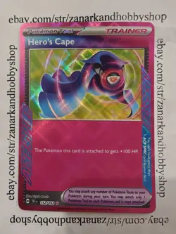 Pokemon Hero's Cape 152/162 Temporal Forces NM - Image 1