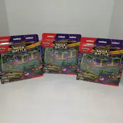 Mega Battle Deck – Mega Gengar ex – Pokemon TCG (NEW/SEALED) - Lot Of 3 - Image 1