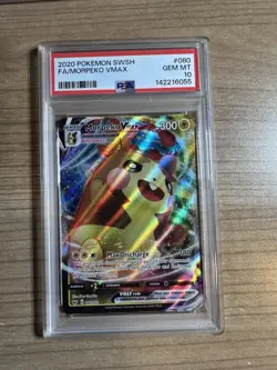 Morpeko VMax 2020 Pokemon Sword and Shield #080 PSA 10 - Image 1