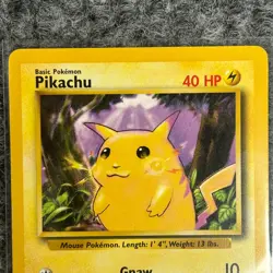 Vintage Pokemon Base Set Pikachu 58/102 Non-Holo NM - Image 3