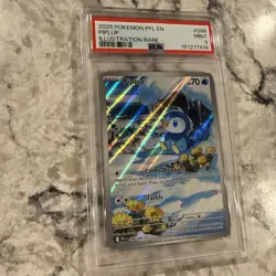 2025 Pokemon Phantasmal Flames 098/094 Piplup Illustration Rare PSA 9 - Image 3