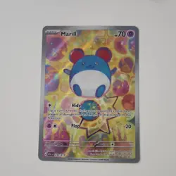 Pokemon Marill 232/217 ASC Full Art Holo Basic Aqua 70 HP 2026 Pokemon TCG - Image 1