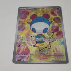Pokemon Marill 232/217 ASC Full Art Holo Basic Aqua 70 HP 2026 Pokemon TCG - Image 2