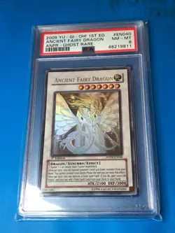 YUGIOH PSA 8 Ghost Rare Ancient Fairy Dragon ANPR-EN040 1st Edition - Image 1