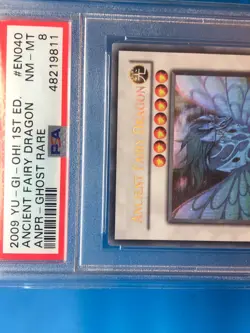 YUGIOH PSA 8 Ghost Rare Ancient Fairy Dragon ANPR-EN040 1st Edition - Image 3