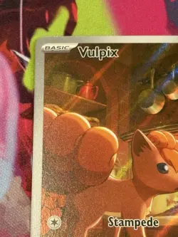 Pokemon Mega Evolution #138/132 Vulpix Illustration Rare Full Art Holo - Image 3