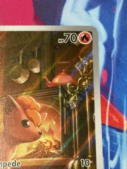 Pokemon Mega Evolution #138/132 Vulpix Illustration Rare Full Art Holo - Image 4