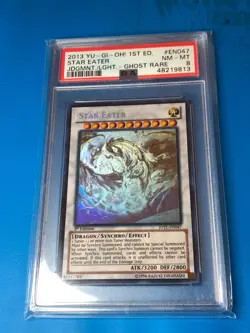 YUGIOH PSA 8 Ghost Rare Star Eater JOTL-EN047 1st Edition - Image 1