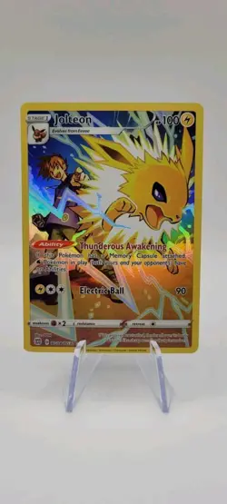 Pokemon TCG: Jolteon TG04/TG30 Swsh09: Brilliant Stars Trainer Gallery Holo - NM - Image 1