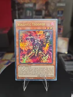 Volcanic Trooper LD10-EN019 Legendary Duelists: Soulburning Volcano 1st Edition - Image 1