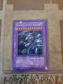 YUGIOH BLUE-EYES ULTIMATE DRAGON JMP-EN005 SECRET LIMITED ED NM - Image 1