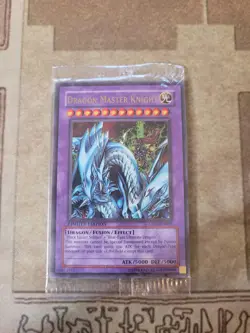 YUGIOH DRAGON MASTER KNIGHT UE02-EN001 ULTRA LIMITED ED SEALED MINT - Image 1