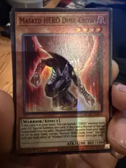Masked HERO Dusk Crow (Super Rare) MZMU-EN014 - Image 1