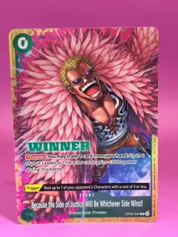 Because the Side of Justice Will Be Whichever Side Wins Winner Foil One Piece - Image 2