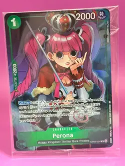 Perona Promo OP09-034 R Foil One Piece Card Game English Sealed/New - Image 1