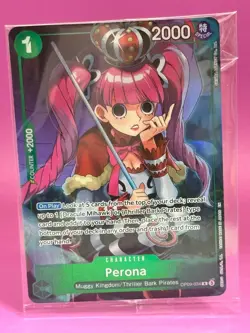 Perona Promo OP09-034 R Foil One Piece Card Game English Sealed/New - Image 2