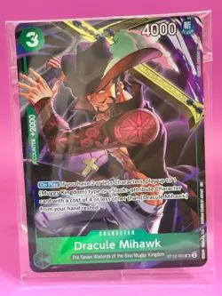 Dracule Mihawk ST12-003 SEALED SR FOIL (Illustration Box Vol. 4) One Piece - Image 1