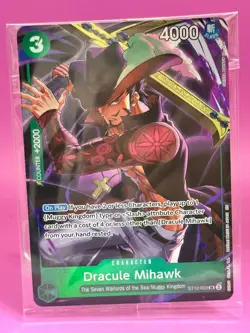 Dracule Mihawk ST12-003 SEALED SR FOIL (Illustration Box Vol. 4) One Piece - Image 2