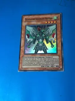 YUGIOH Super Rare Gladiator Beast Bestiari CP07-DE004 GERMAN - Image 1