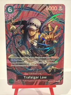 Trafalgar Law SP OP13-031 EN Adventure on KAMI’s Island One Piece Art Foil - Image 1