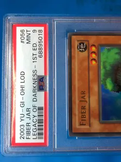 YUGIOH PSA 9 Ultra Rare Fiber Jar LOD-056 1st Edition - Image 3