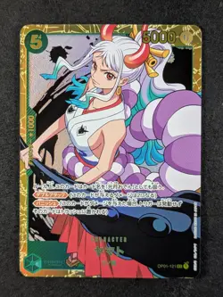 2022 One Piece YAMATO #OP01-121 Romance Dawn Secret Rare Japanese (B) - Image 1