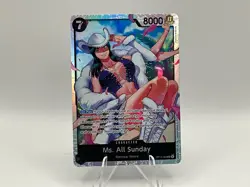 2026 One Piece Ms. All Sunday OP14-084 SR The Azure Sea's Seven Foil Super Rare - Image 2