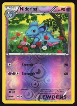 Nidorina - 67/160 - Uncommon Reverse Holo - Primal Clash - Pokemon Card - Image 1