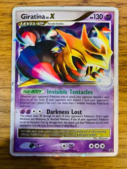 HP! Giratina LV.X DP38 Diamond & Pearl Black Star Promo Holo Pokemon Card! - Image 1