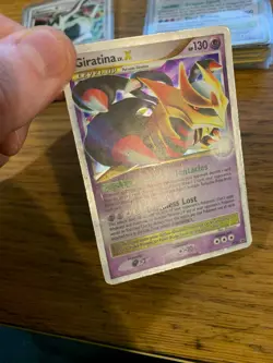 HP! Giratina LV.X DP38 Diamond & Pearl Black Star Promo Holo Pokemon Card! - Image 3