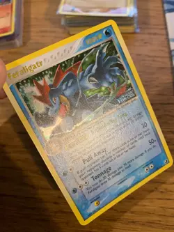 NM! Feraligatr (4/115) EX Unseen Forces Stamped Reverse Holo Pokemon Card! - Image 3