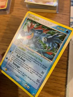 NM! Feraligatr (4/115) EX Unseen Forces Stamped Reverse Holo Pokemon Card! - Image 4