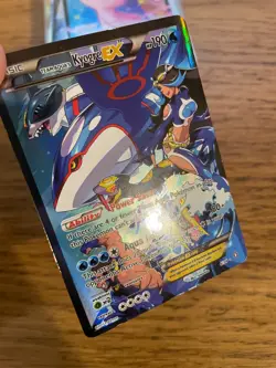 EXC! Team Aqua's Kyogre EX (6/34) XY Double Crisis Holo Ultra Rare Pokemon Card! - Image 3