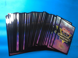 46 YUGIOH Konami Official World Championship Qualifier Sleeves 2024 USED ONCE - Image 1