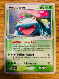 MP! Venusaur ex (112/112) EX Fire Red & Leaf Green Holo Rare Pokemon Card! - Image 1