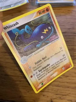 NM! Whiscash (55/110) EX Holon Phantoms Stamped Reverse Holo Delta Pokemon Card! - Image 3