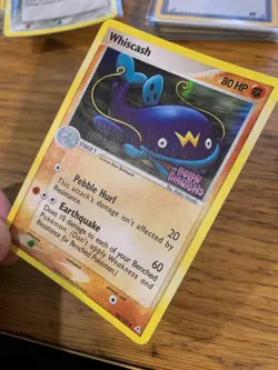 NM! Whiscash (55/110) EX Holon Phantoms Stamped Reverse Holo Delta Pokemon Card! - Image 4